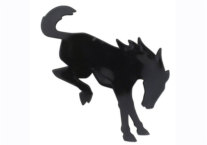 Ford Racing 2021 Bronco Rear Emblem - Black - Bull Strap