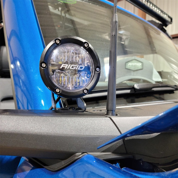 Ford Racing 2021+ Ford Bronco Mirror Mounted 4in Rigid LED Lights Kit - Bull Strap