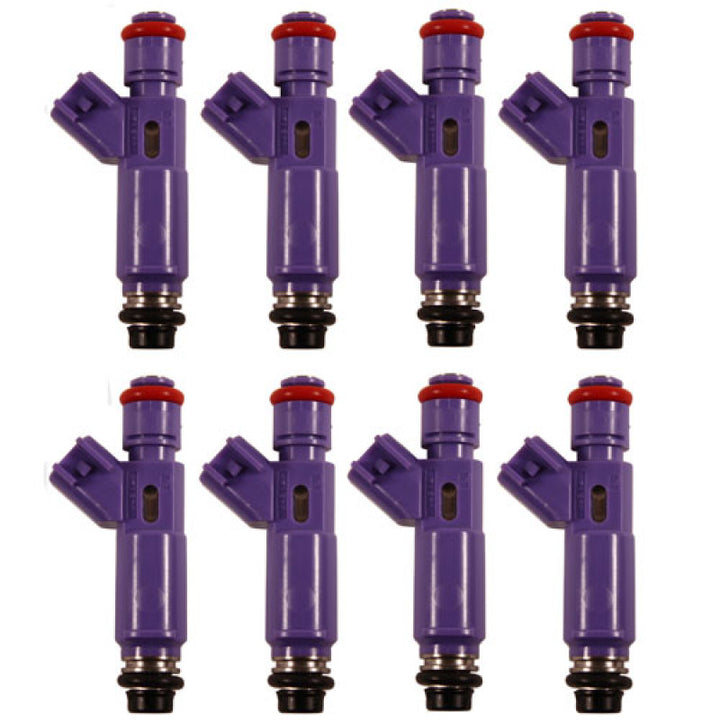 Ford Racing 24 LB/HR Fuel Injector Set of 8 - Bull Strap