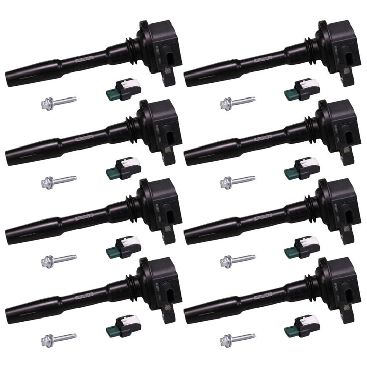 Ford Racing 5.0L/5.2L Hi-Energy Engine Ignition Coils - Set Of 8 - Bull Strap