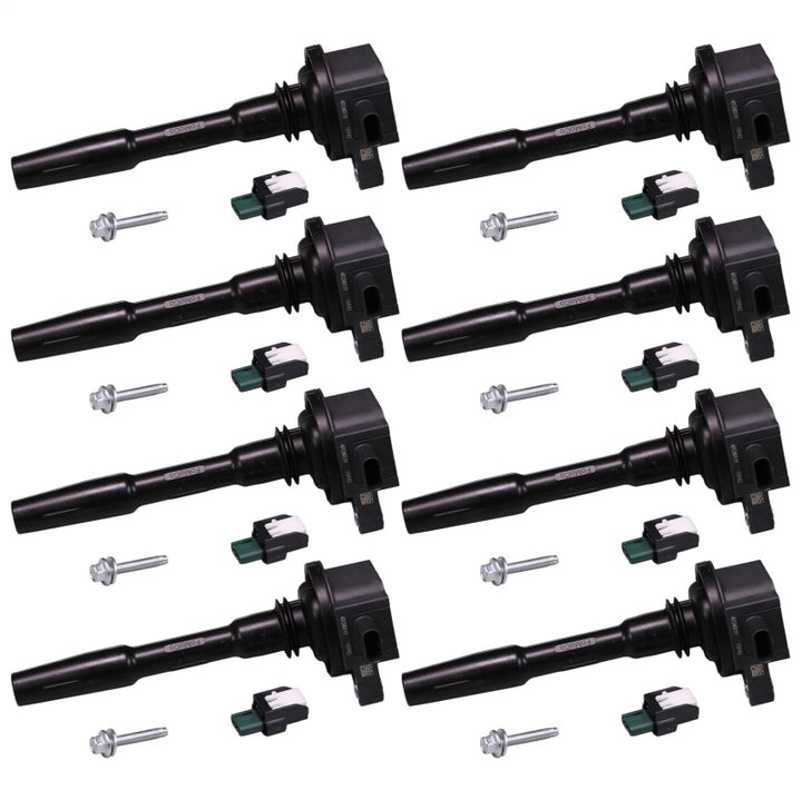 Ford Racing 5.0L/5.2L Hi-Energy Engine Ignition Coils - Set Of 8 - Bull Strap