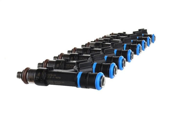 Ford Racing 55 LB/HR at 40PSI Fuel Injector Set 8 Pack - Bull Strap