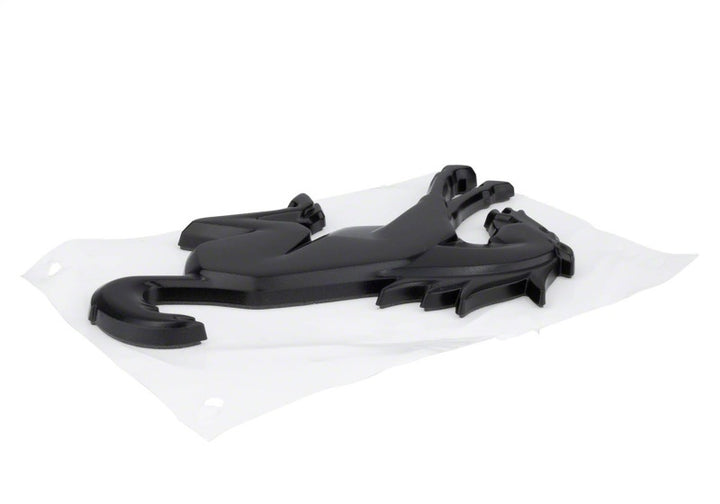 Ford Racing Bronco Rear Emblem - Matte Black - Bull Strap