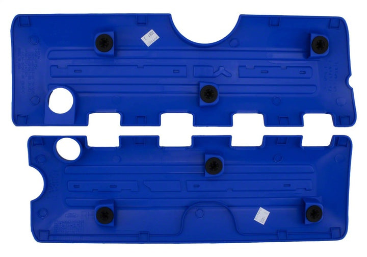 Ford Racing Mustang 5.0L 4V Blue Coil Covers - Bull Strap