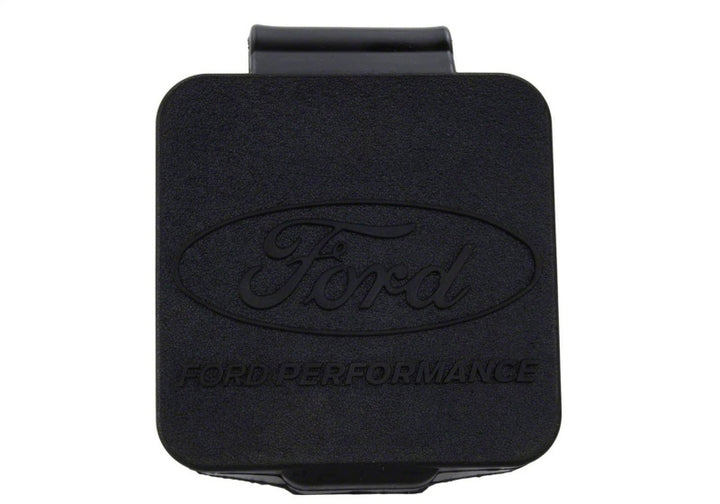 Ford Racing Rubber 2in Hitch Receiver Cover w/Ford Oval/Ford Performance Logo - Bull Strap