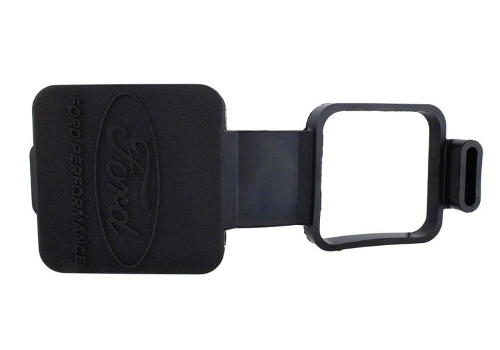 Ford Racing Rubber 2in Hitch Receiver Cover w/Ford Oval/Ford Performance Logo - Bull Strap