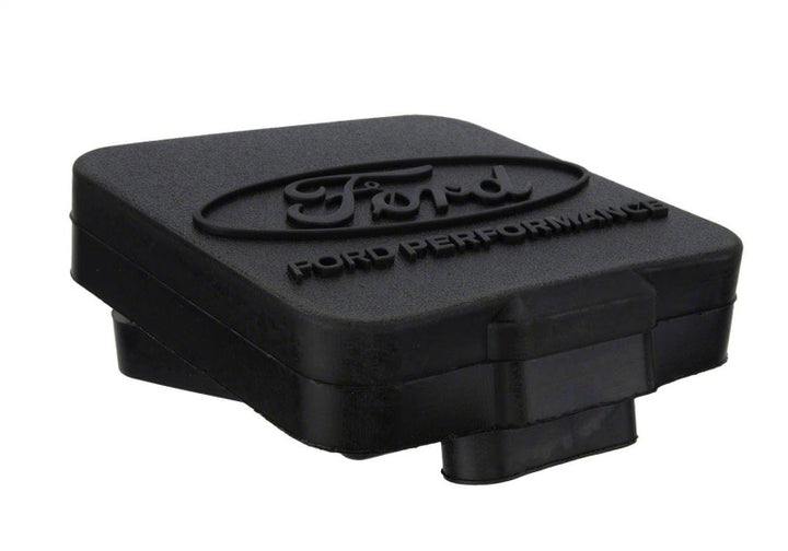 Ford Racing Rubber 2in Hitch Receiver Cover w/Ford Oval/Ford Performance Logo - Bull Strap