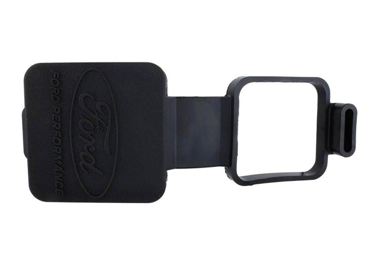 Ford Racing Rubber 2in Hitch Receiver Cover w/Ford Oval/Ford Performance Logo - Bull Strap