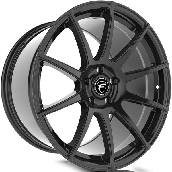 Forgestar CF10 19x10 / 5x120.65 BP / ET30 / 6.7in BS Gloss Black Wheel - Bull Strap