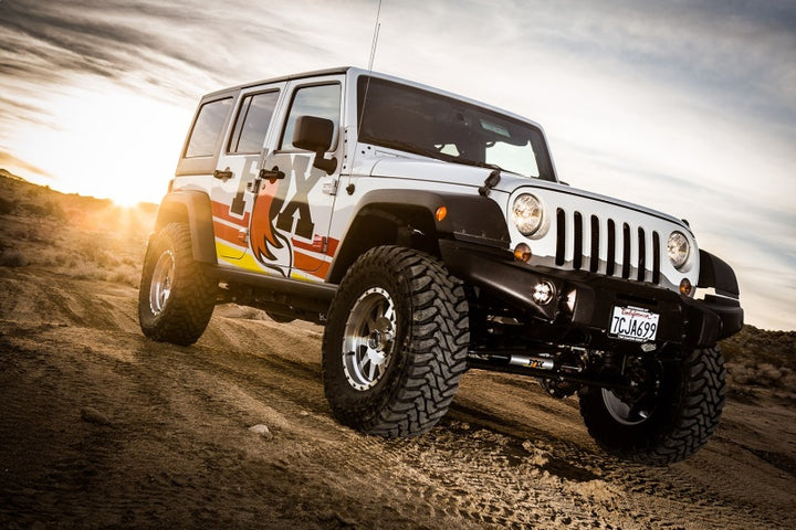 Fox 07-18 Jeep Wrangler JK 2.0 Performance Series 8.1in. TS Stabilizer 1 1/2in Tie Rod - Bull Strap