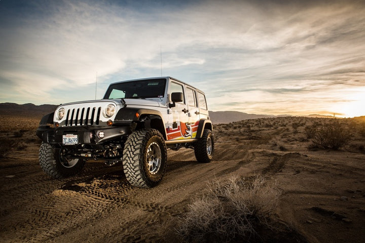 Fox 07+ Jeep JK 2.0 Performance Series 8.1in. ATS Stabilizer Steering Damper 1-3/8 in. Tie Rod - Bull Strap