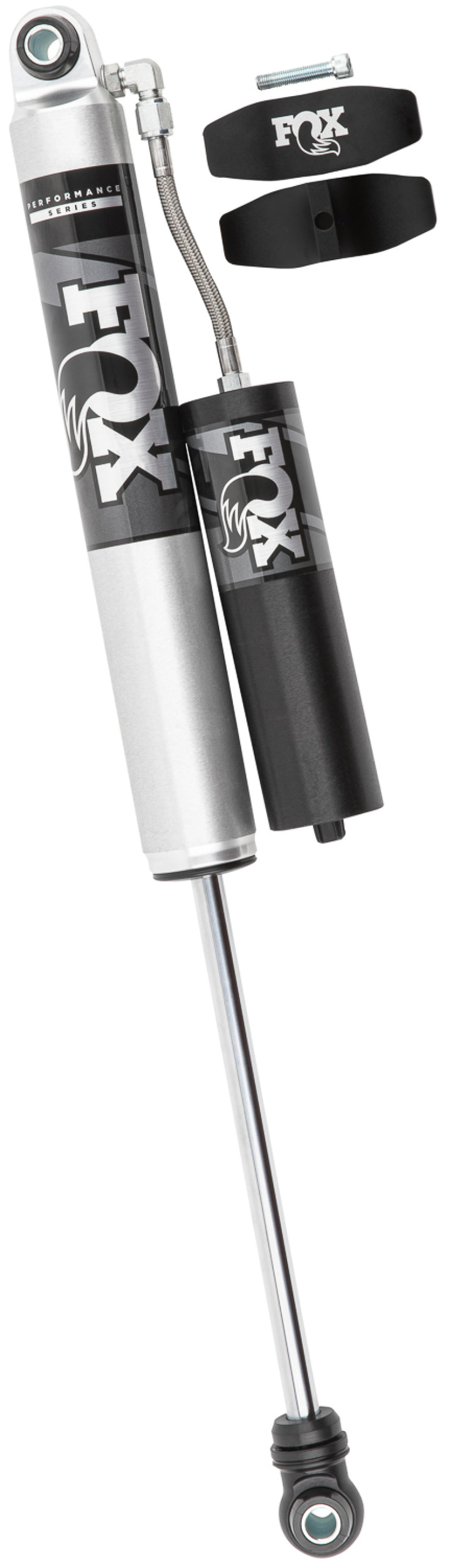 Fox 20-Up GM 2500/3500 HD Performance Series 2.0 Rear Smooth Body 1.5-3in Lift - Bull Strap