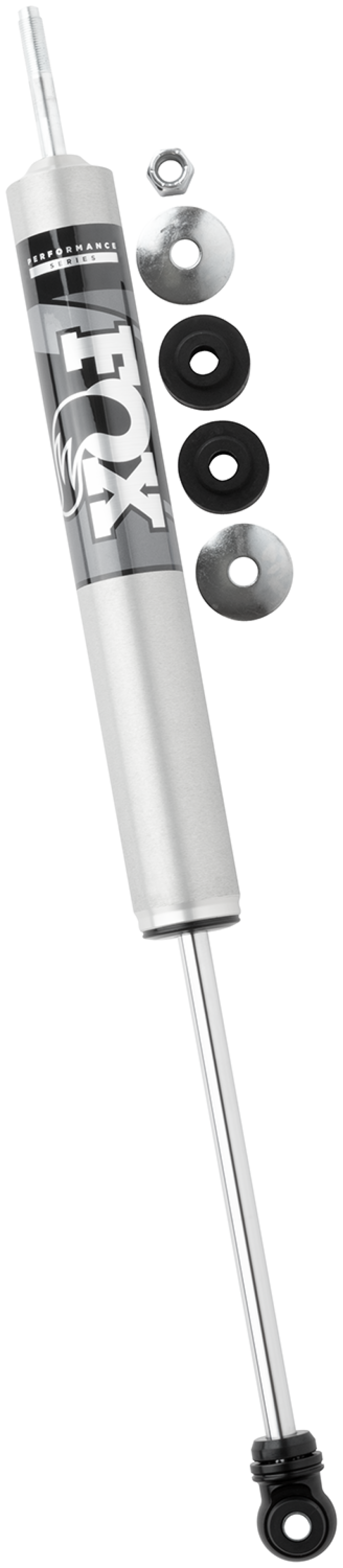 Fox 2005+ Toyota Tacoma 2.0 Perf Series 10.6in. Smooth Body IFP Rear Shock / 4-6in. Lift - Bull Strap