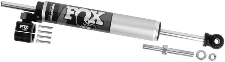 Fox 2007+ Jeep JK 8.2in 2.0 Tie Rod Clamp Steering Stabilizer - Bull Strap