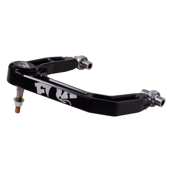 Fox 21-24 Ford F-150 Billet Upper Control Arm - Black - Bull Strap