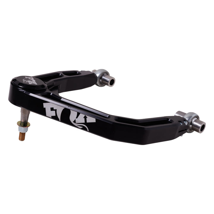 Fox 21-24 Ford F-150 Billet Upper Control Arm - Black - Bull Strap