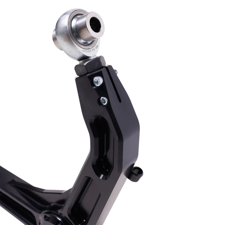 Fox 21-24 Ford F-150 Billet Upper Control Arm - Black - Bull Strap