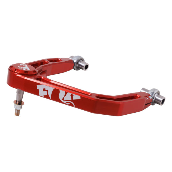 Fox 21-24 Ford F-150 Billet Upper Control Arm - Orange - Bull Strap
