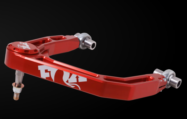 Fox 21-24 Ford F-150 Billet Upper Control Arm - Orange - Bull Strap