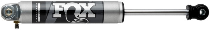 Fox Jeep TJ/LJ/XJ/MJ 2.0 Performance Series 6.2in. Smooth Body IFP Steering Stabilizer - Aluminum - Bull Strap