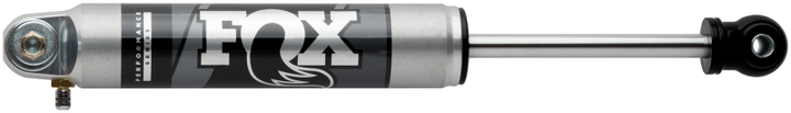 Fox Jeep TJ/LJ/XJ/MJ 2.0 Performance Series 6.2in. Smooth Body IFP Steering Stabilizer - Aluminum - Bull Strap