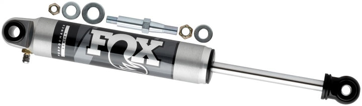 Fox Jeep TJ/LJ/XJ/MJ 2.0 Performance Series 6.2in. Smooth Body IFP Steering Stabilizer - Aluminum - Bull Strap