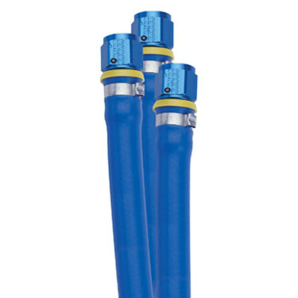 Fragola 3/8in Black Push-Lok Hose - 20 Feet - Bull Strap