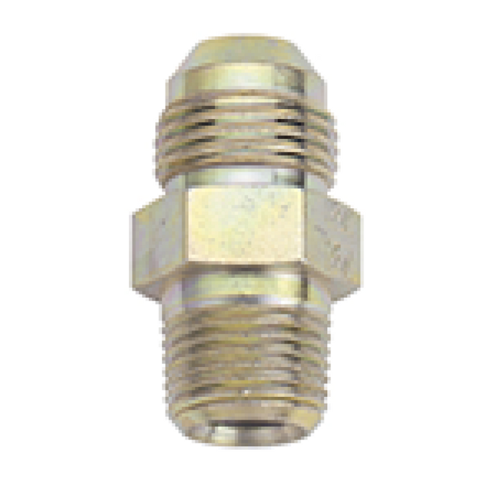 Fragola -4AN x 1/4 NPT Straight Adapter - Steel - Bull Strap