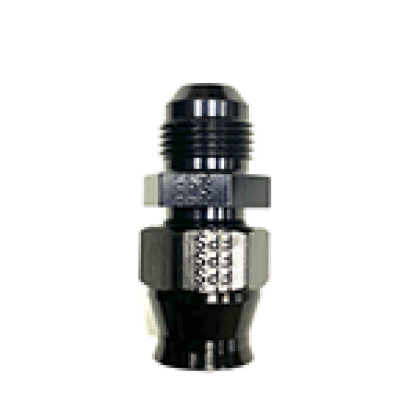 Fragola -6AN Male x 1/4in Tube AN Adapter Fitting Black - Bull Strap