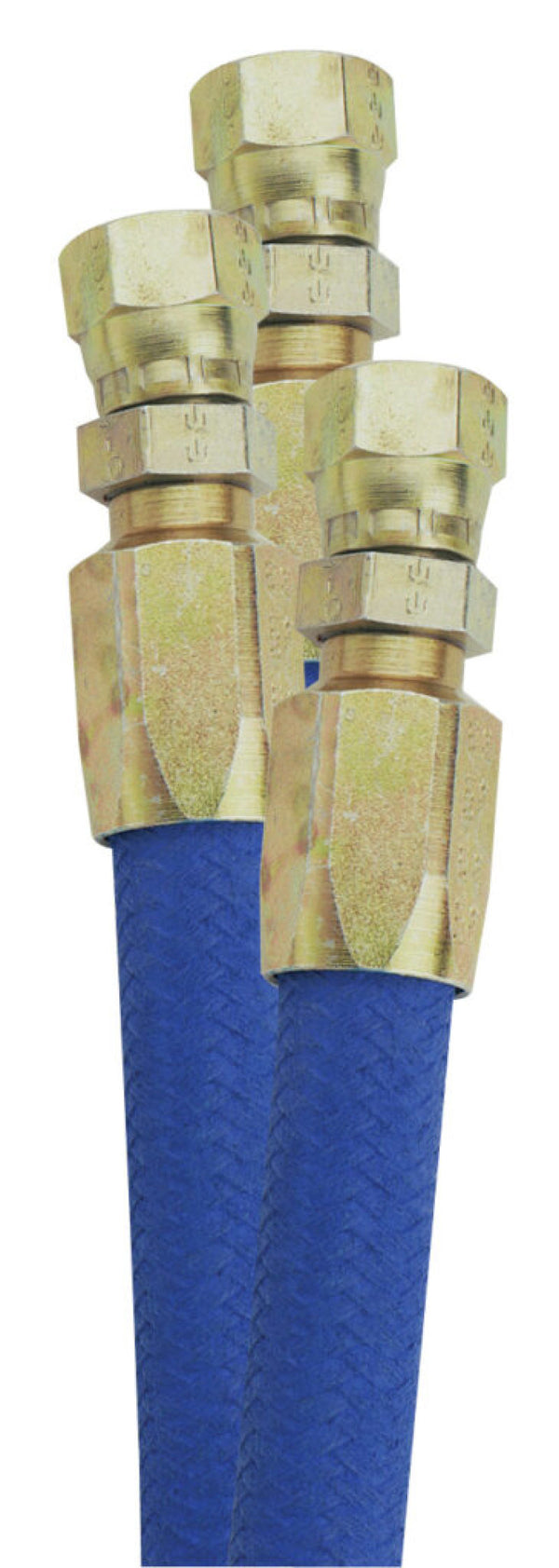 Fragola -6AN Power Steering Hose - 10 Feet - Bull Strap