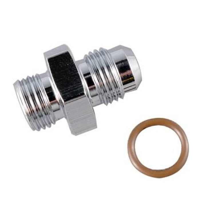 Fragola -6AN x 3/4-16 (8) Radius Fitting O-Ring - Chrome - Bull Strap