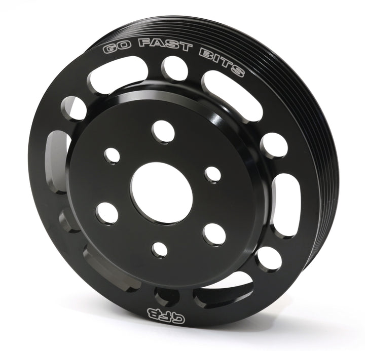 GFB 13+ Subaru BRZ / 13+ Scion FR-S Lightweight Aluminum Water Pump Pulley - Bull Strap