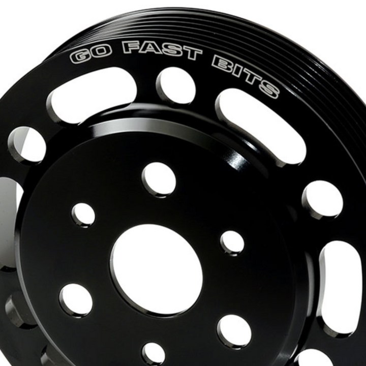 GFB 13+ Subaru BRZ / 13+ Scion FR-S Lightweight Aluminum Water Pump Pulley - Bull Strap