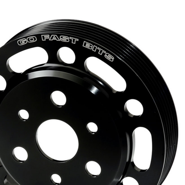 GFB 13+ Subaru BRZ / 13+ Scion FR-S Lightweight Aluminum Water Pump Pulley - Bull Strap