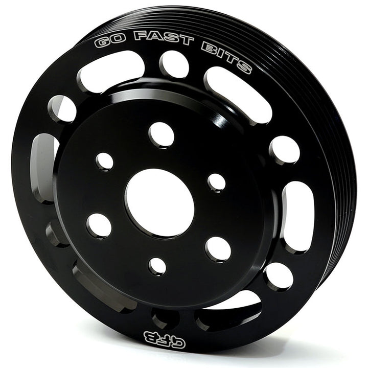 GFB 13+ Subaru BRZ / 13+ Scion FR-S Lightweight Aluminum Water Pump Pulley - Bull Strap