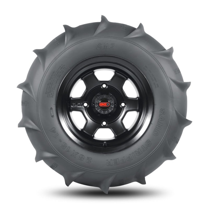 GMZ Sand Stripper Rear HP Tire - 14 Paddle 1-1/8in - 28x15-14 - Bull Strap