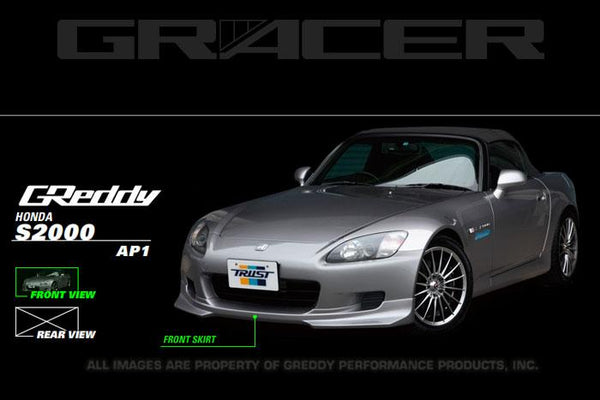 GReddy 00-03 Honda S2000 Urethane Front Lip Spoiler ** Must ask/call to order** - Bull Strap