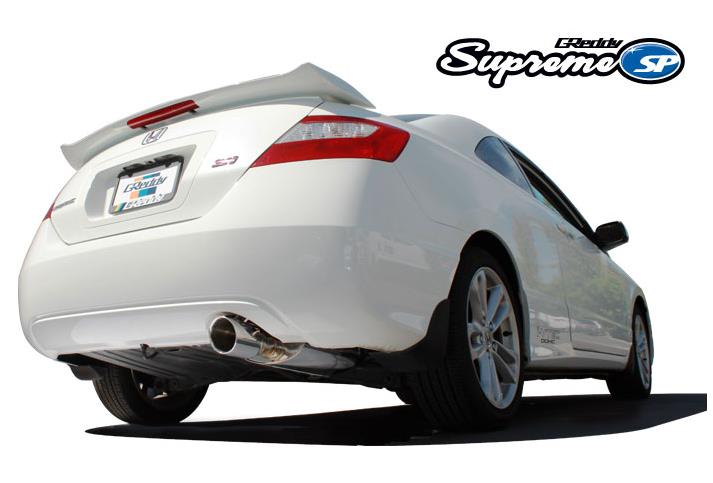 GReddy 06-11 Honda Civic Si 63.5mm Supreme SP Cat-Back Exhaust - Bull Strap