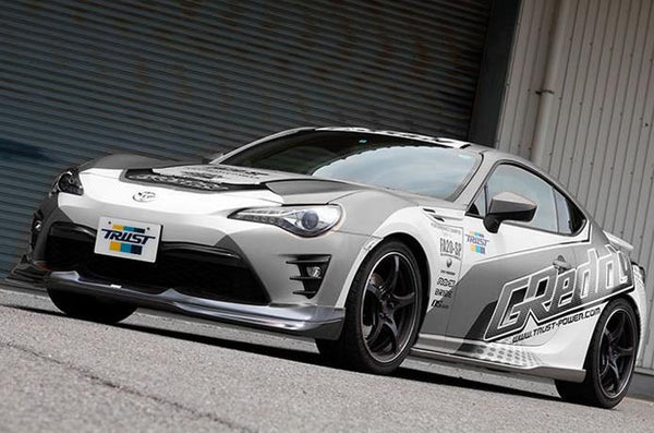 GReddy 17-20 Toyota 86 GRacer Front Lip Spoiler - Bull Strap