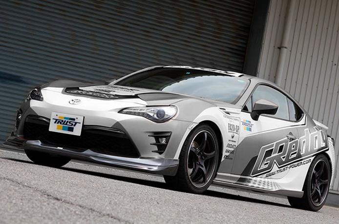 GReddy 17-20 Toyota 86 GRacer Front Lip Spoiler - Bull Strap