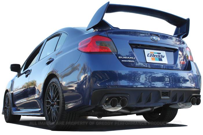 GReddy 2015 Subaru STI/WRX Sedan Supreme SP Exhaust - Bull Strap