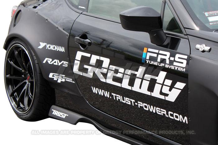 GReddy X Rocket Bunny Rear Over-Fender & Rear Bumper Trim (2 pcs) - Bull Strap