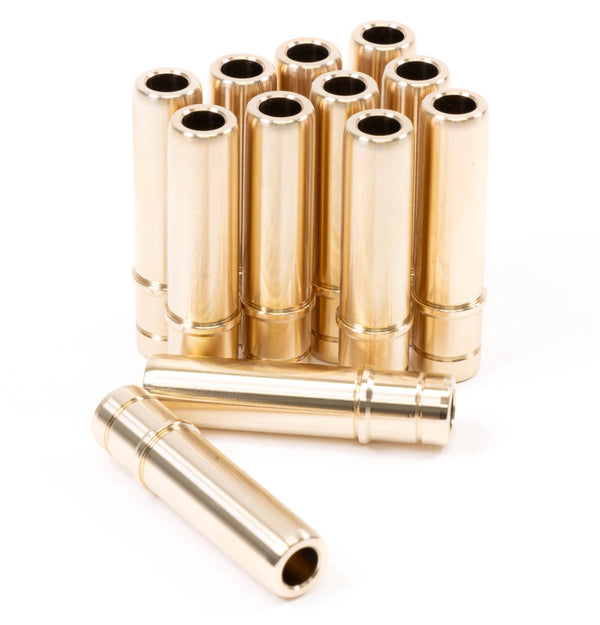 GSC P-D BMW/Toyota B58 / BMW S58 Manganese Bronze Exhaust Valve Guide w/Stopper - Set of 12 - Bull Strap