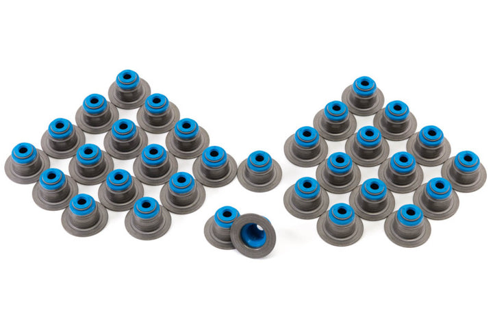 GSC P-D Ford Mustang 5.0L Coyote Valve Stem Seal w/Integrated Spring Seat - Set of 32 - Bull Strap