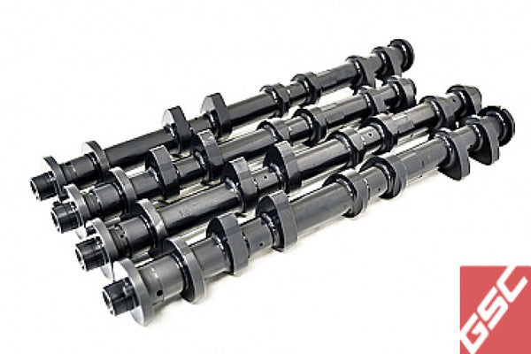 GSC P-D Nissan VR38DETT S1 Camshafts 264/264 Billet - Bull Strap