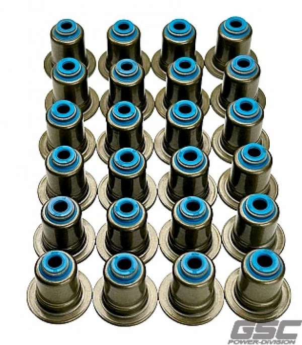 GSC P-D Toyota Supra/BMW B58/N54/S55/S58 Viton Intake Valve Stem Seals - Set of 12 - Bull Strap