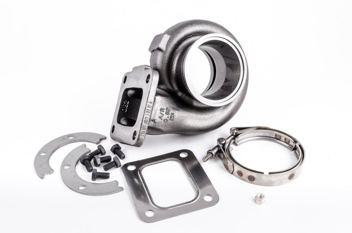 Garrett GT35R Turbine Hsg Kit O/V T4 / V-Band 0.82 A/R (Hi Sil) - Bull Strap