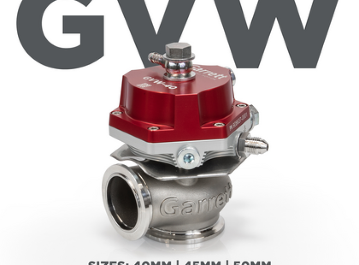 Garrett GVW-45 45mm Wastegate Kit - Red - Bull Strap