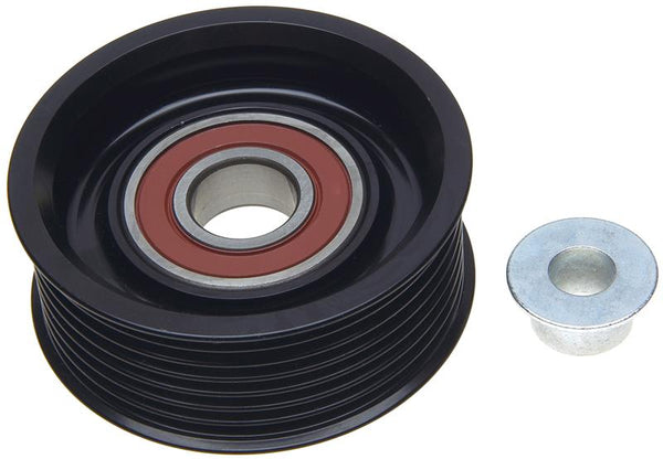 Gates 05-19 Nissan Frontier Steel V-Ribbed 7-Grooved Flanged Idler Pulley - Bull Strap