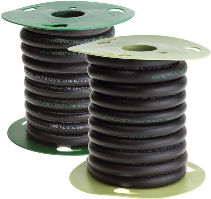 Gates 5/16in x 25ft (Reel) 225 PSI Barricade Fuel Injection Hose w/ GreenShield Technology - Bull Strap